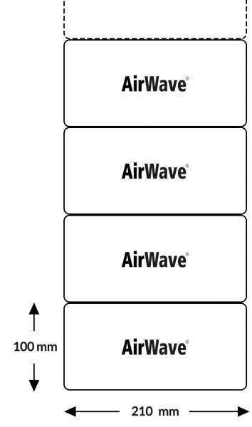 AirWave Typ 7.1 Polsterkette FLEX - RESTPOSTEN